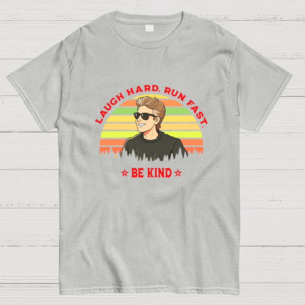 Twelfth Doctor, Laugh Hard Run Fast Be Kind-dr who  T-Shirt