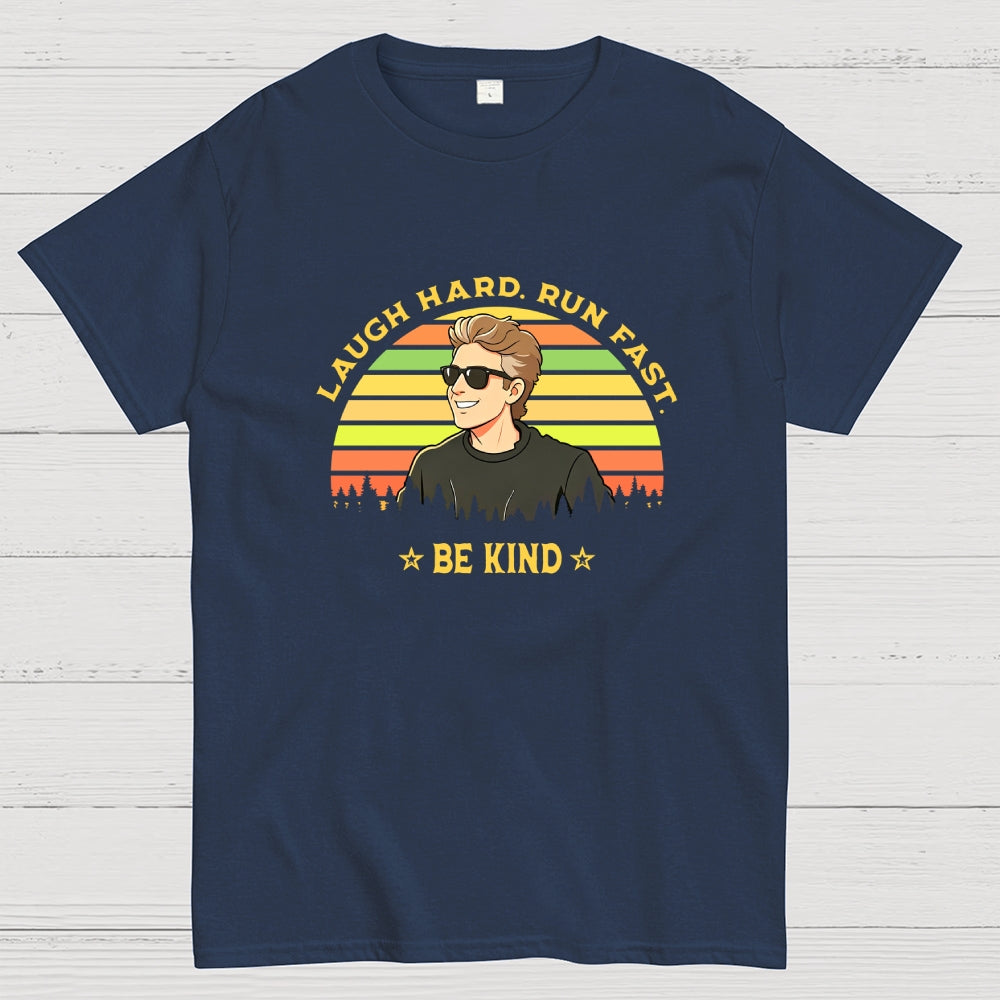 Twelfth Doctor, Laugh Hard Run Fast Be Kind-dr who  T-Shirt