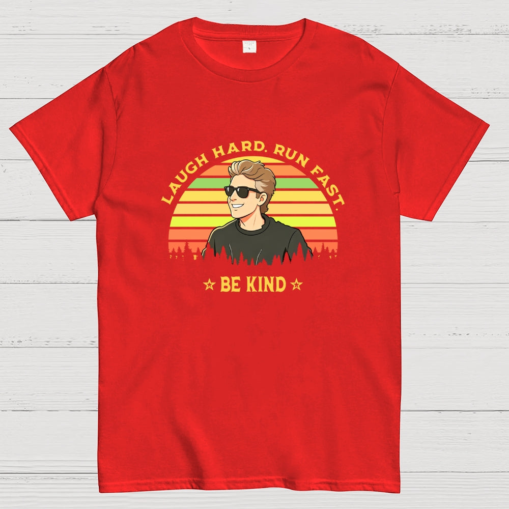 Twelfth Doctor, Laugh Hard Run Fast Be Kind-dr who  T-Shirt