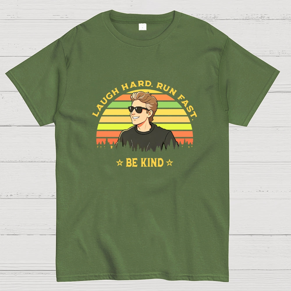 Twelfth Doctor, Laugh Hard Run Fast Be Kind-dr who  T-Shirt