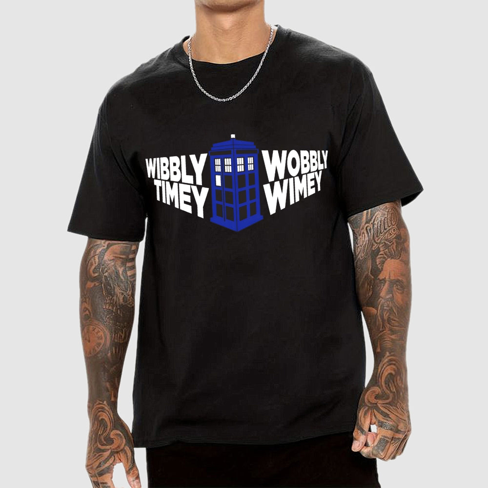 Time in Perspective Tardis-dr who  T-Shirt