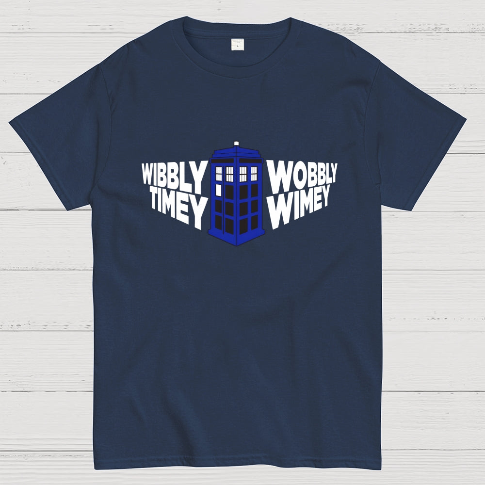 Time in Perspective Tardis-dr who  T-Shirt