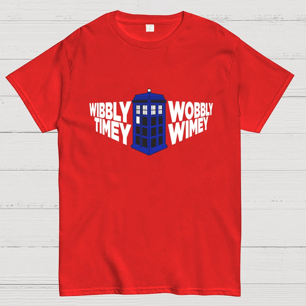 Time in Perspective Tardis-dr who  T-Shirt