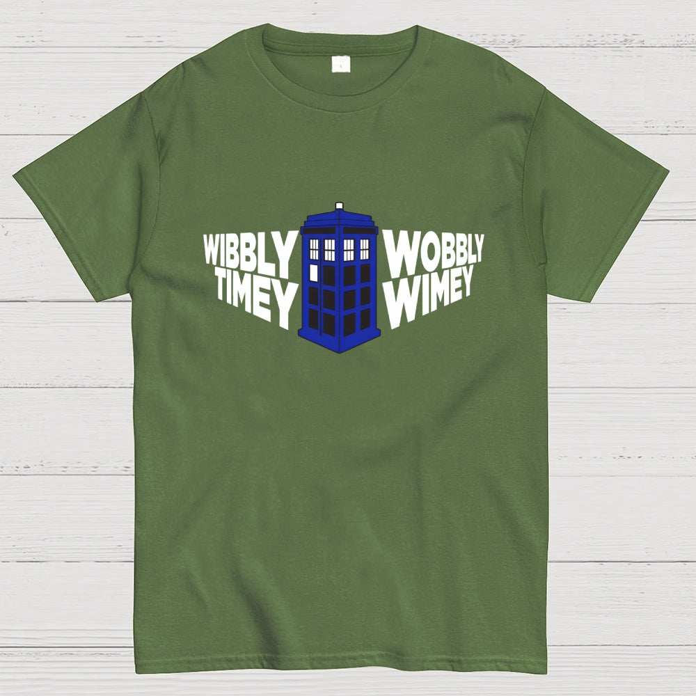 Time in Perspective Tardis-dr who  T-Shirt
