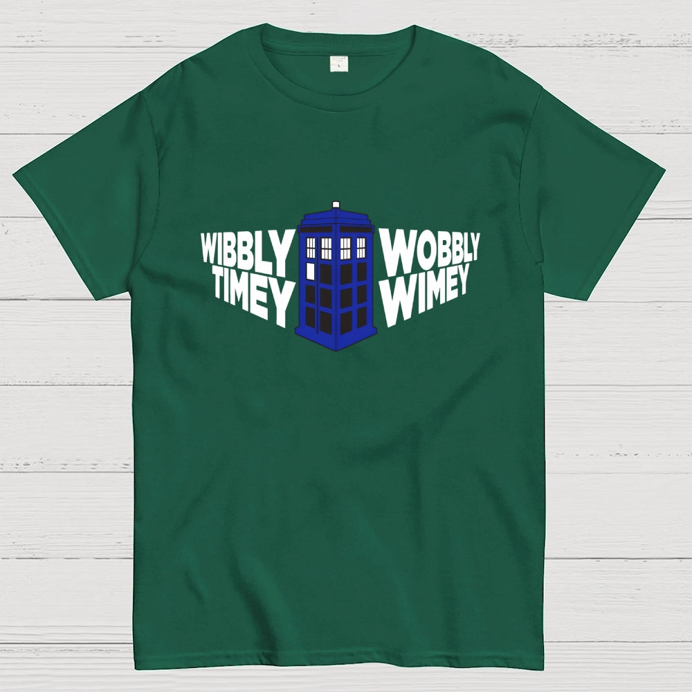 Time in Perspective Tardis-dr who  T-Shirt
