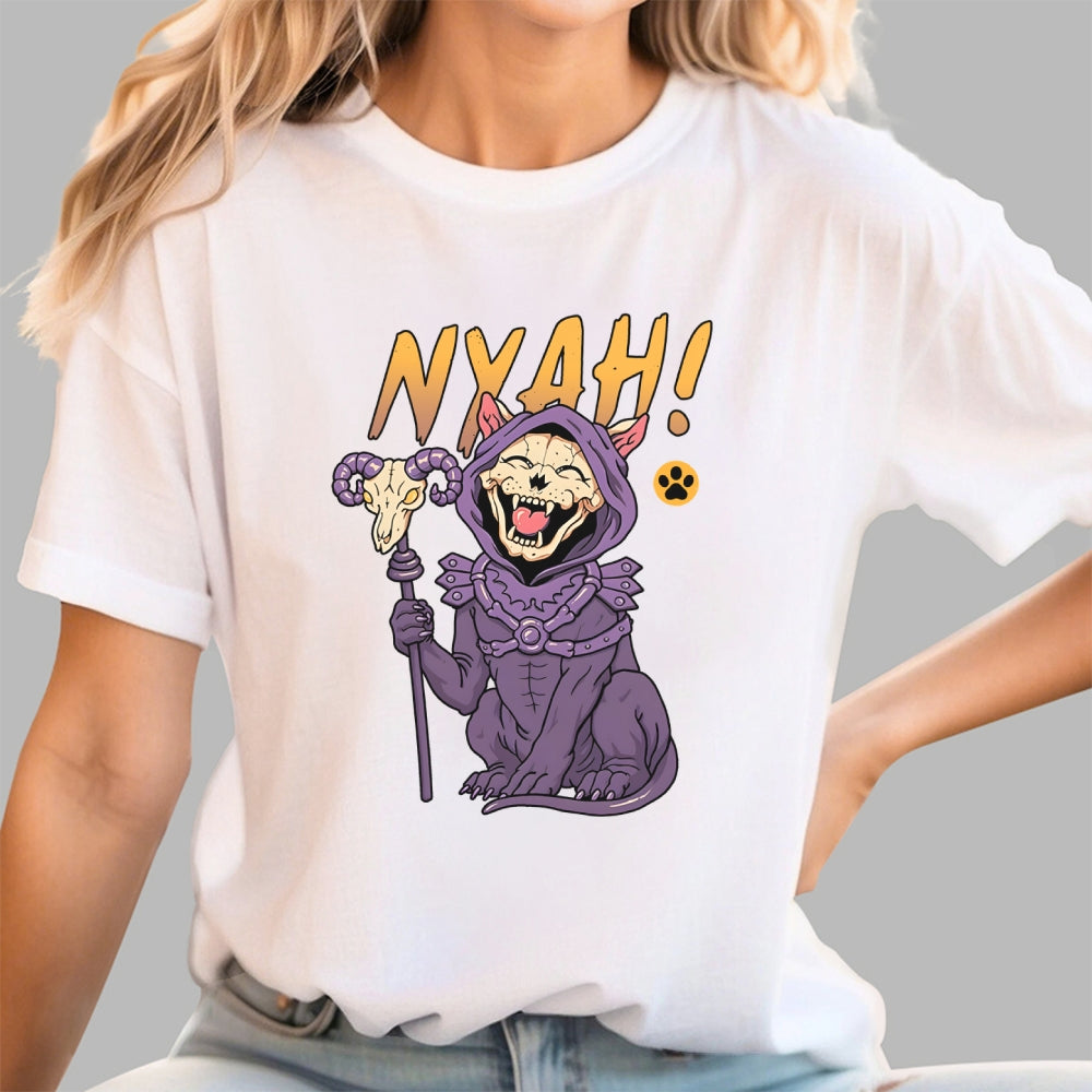 Nyah Skeleton Cat  T-Shirt