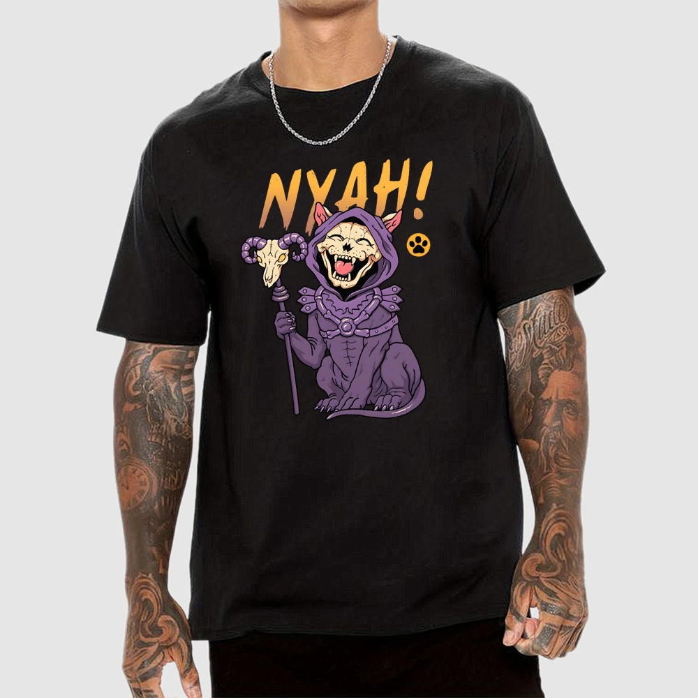 Nyah Skeleton Cat  T-Shirt