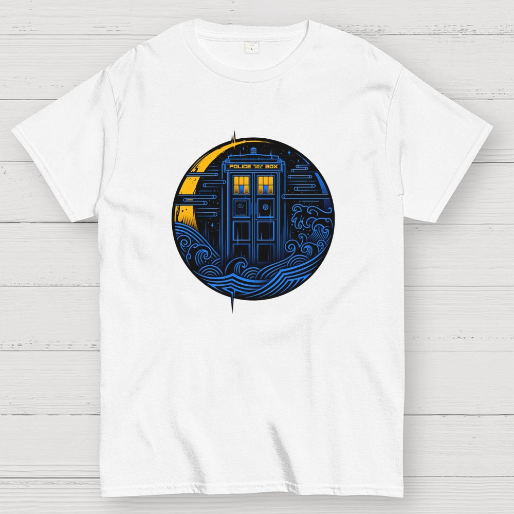 Police Box Art-dr who  T-Shirt