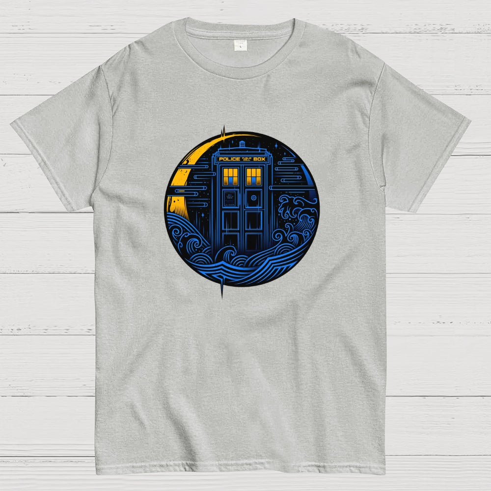 Police Box Art-dr who  T-Shirt