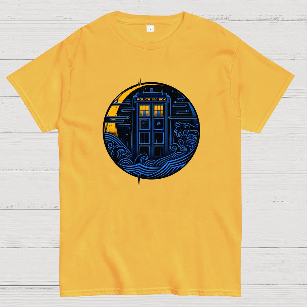 Police Box Art-dr who  T-Shirt