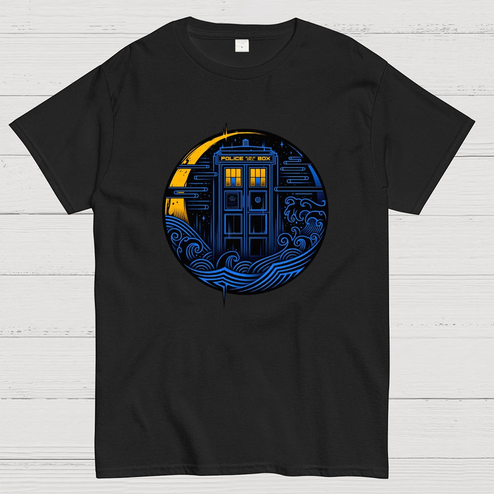 Police Box Art-dr who  T-Shirt
