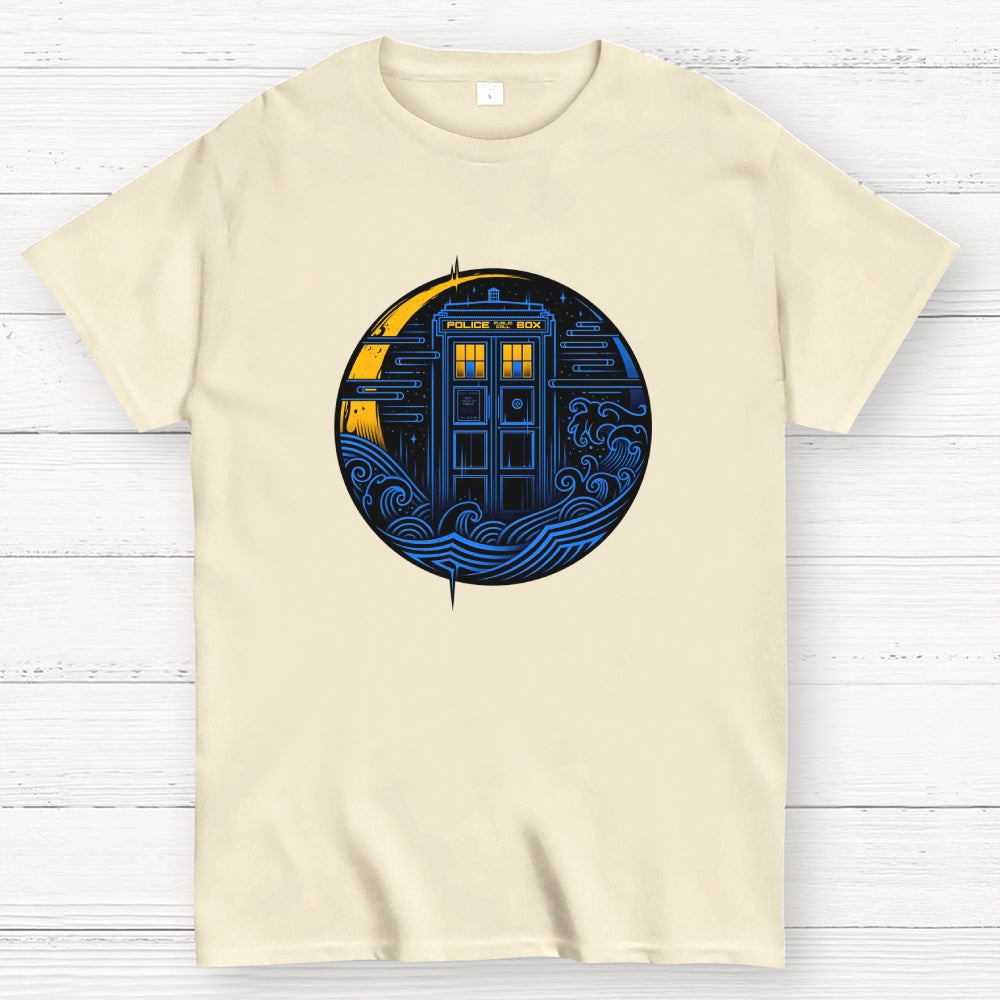 Police Box Art-dr who  T-Shirt