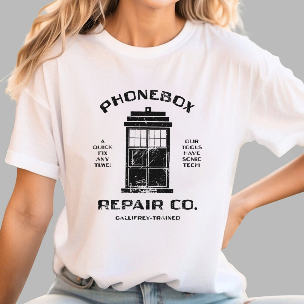 Phonebox Repair Co.-dr who  T-Shirt