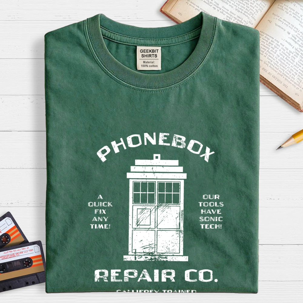 Phonebox Repair Co.-dr who  T-Shirt