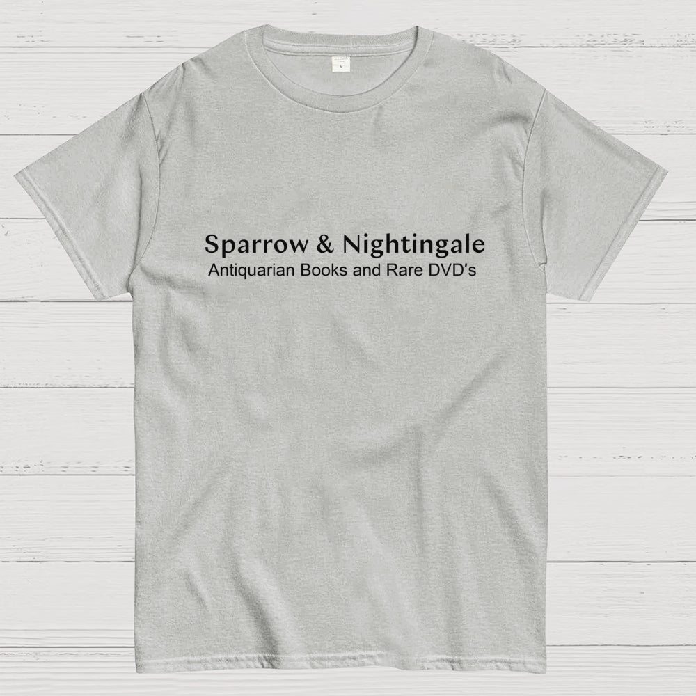 parrow & Nightingale Antiquarian Books and Rare DVDs Vintage-dr who  T-Shirt