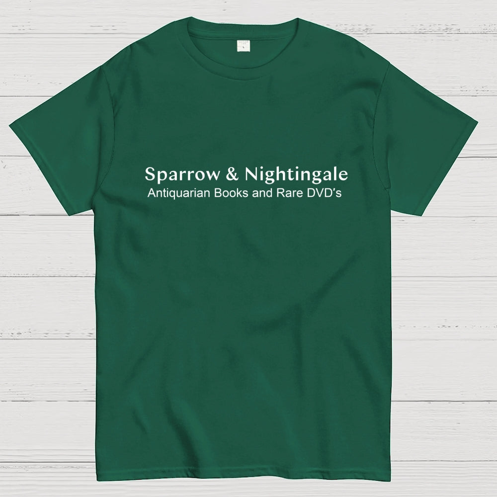 parrow & Nightingale Antiquarian Books and Rare DVDs Vintage-dr who  T-Shirt