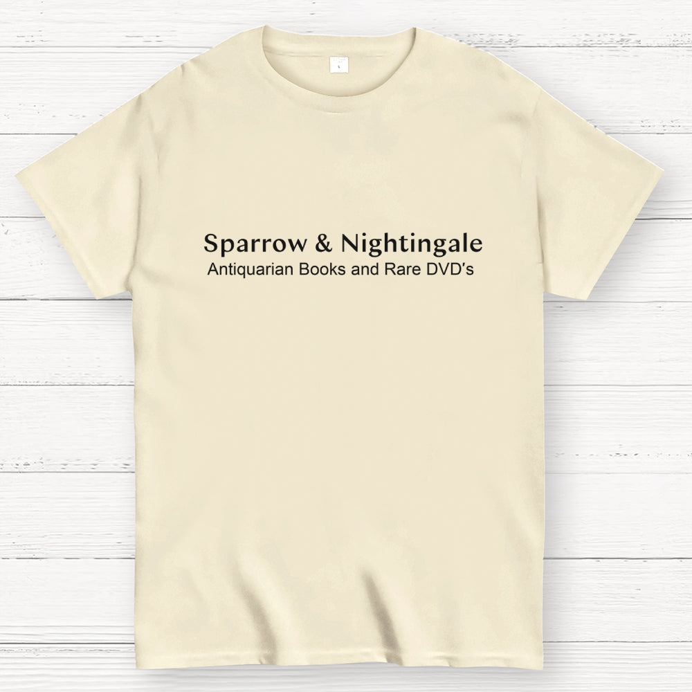 parrow & Nightingale Antiquarian Books and Rare DVDs Vintage-dr who  T-Shirt