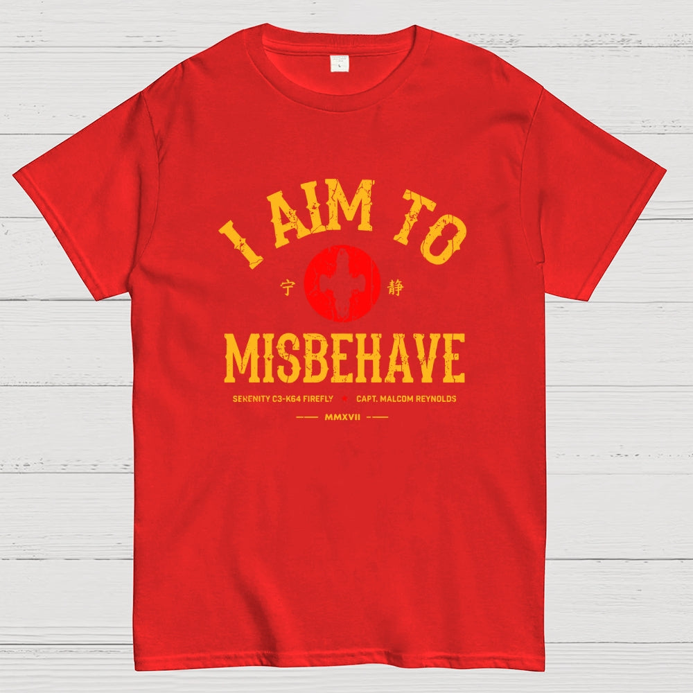 I Aim to Misbehave Firefly Ultra  T-Shirt