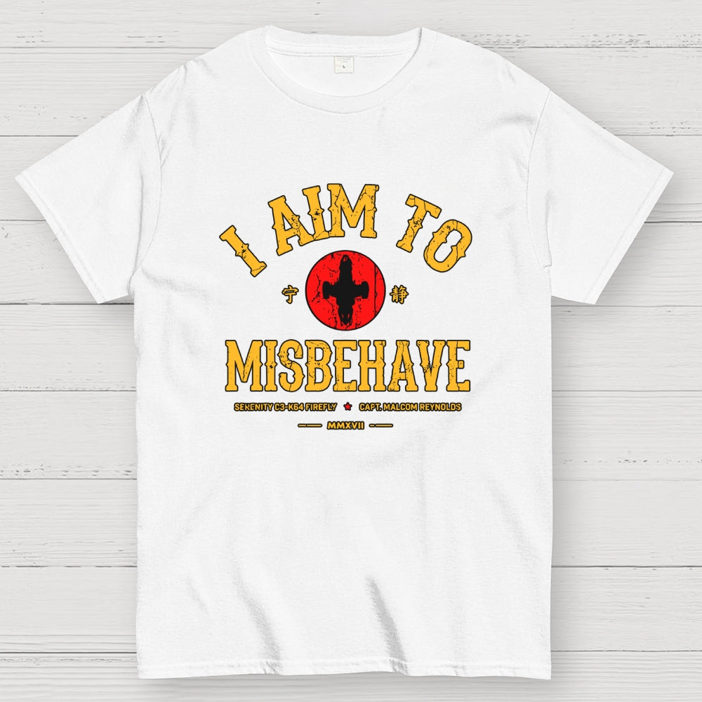 I Aim to Misbehave Firefly Ultra  T-Shirt