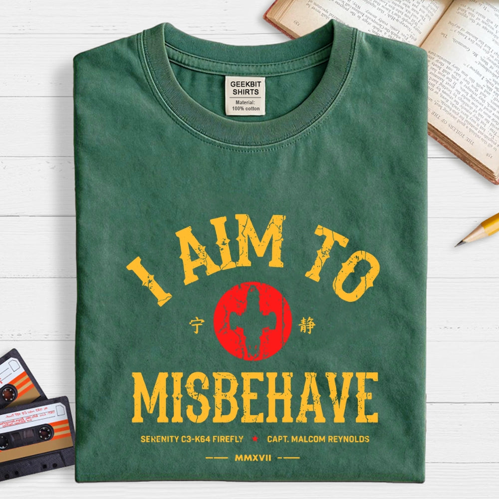 I Aim to Misbehave Firefly Ultra  T-Shirt