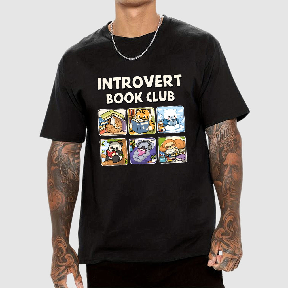 Introvert Book Club  T-Shirt