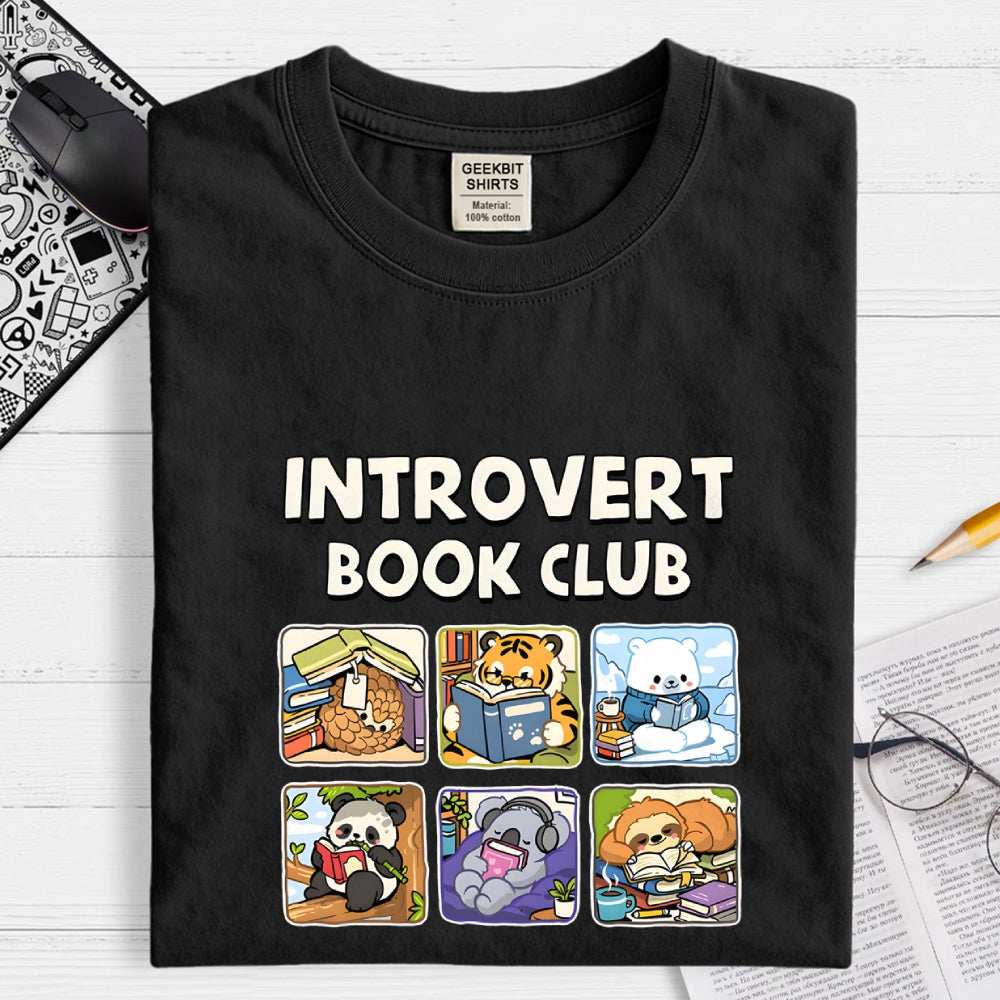 Introvert Book Club  T-Shirt