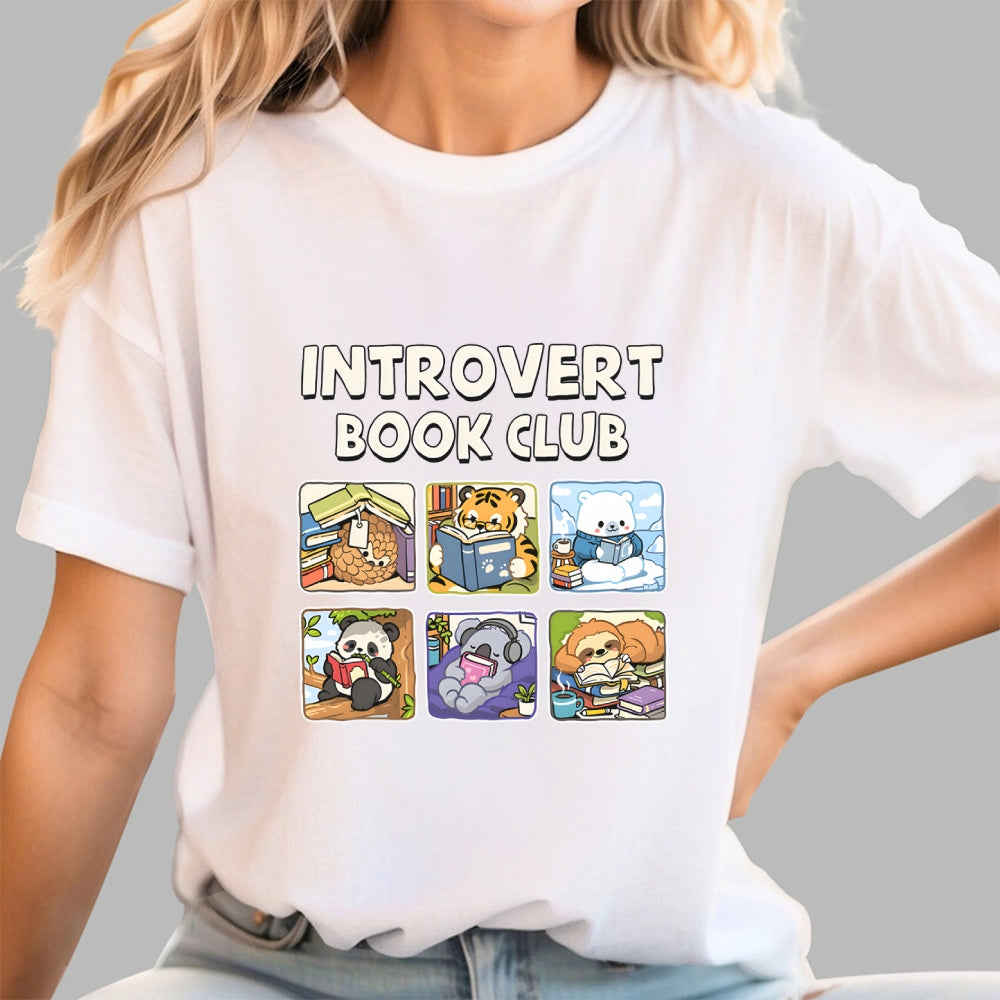 Introvert Book Club  T-Shirt