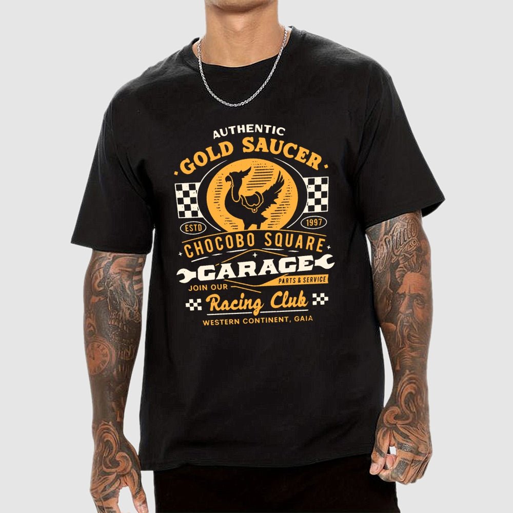 Gold Saucer Garage Vintage  T-Shirt