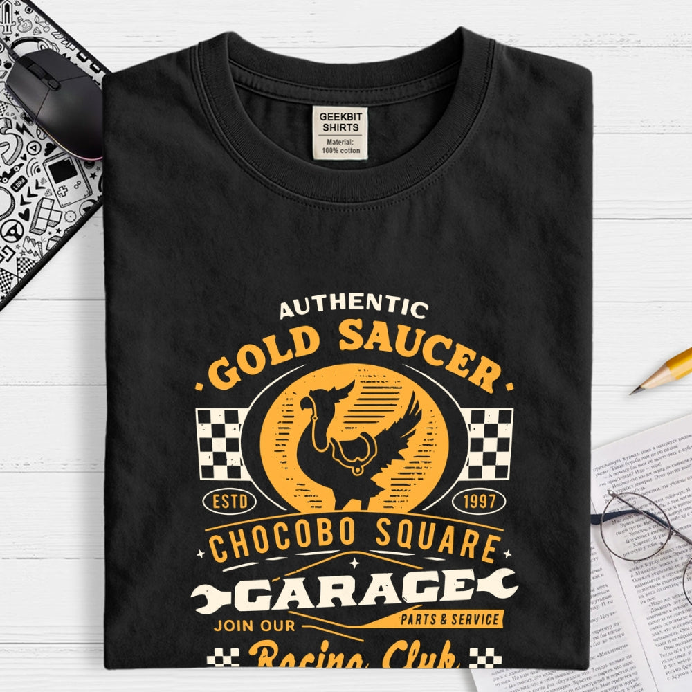Gold Saucer Garage Vintage  T-Shirt