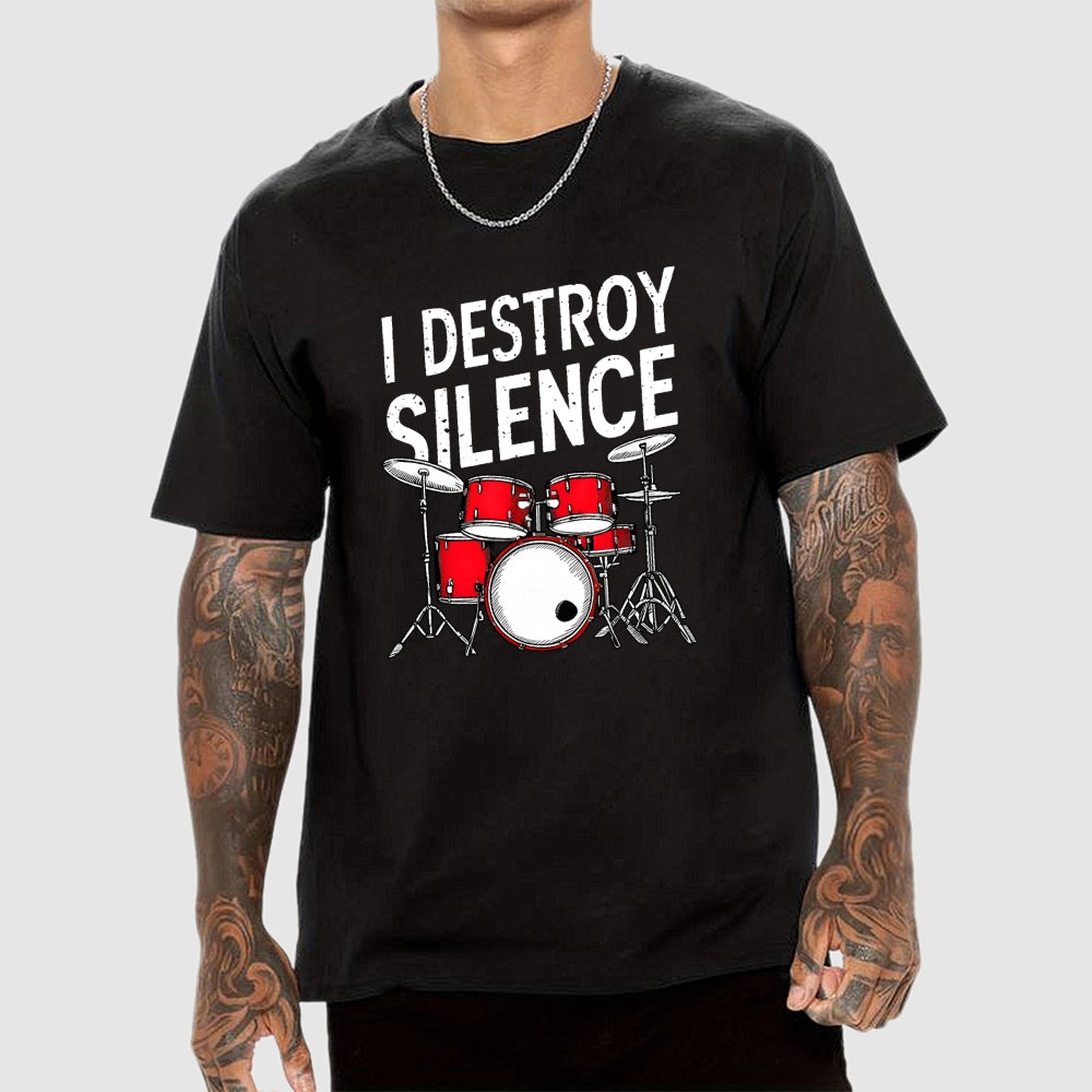 Drums & Percussion Rock Music  T-Shirt