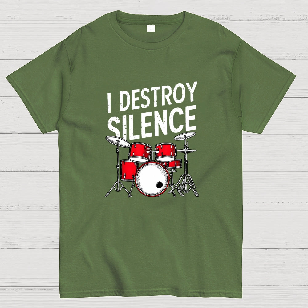 Drums & Percussion Rock Music  T-Shirt