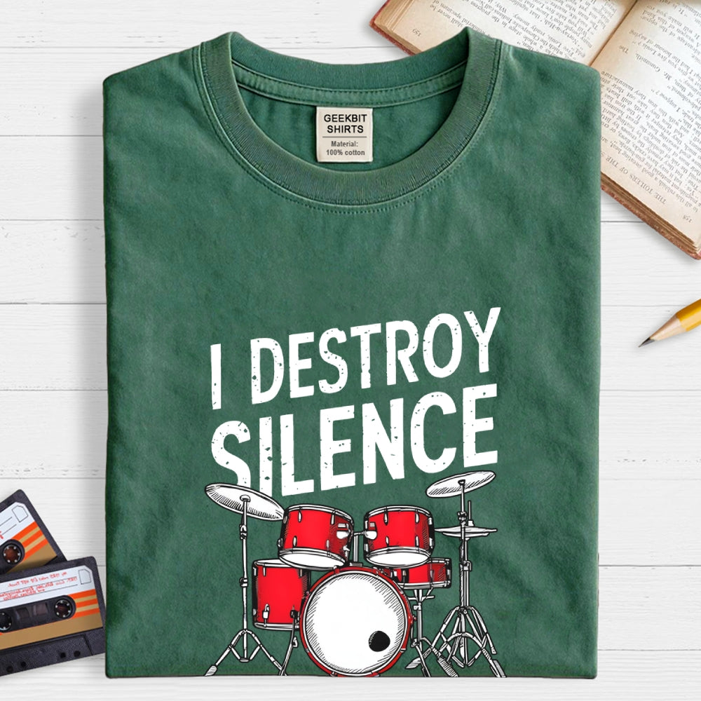 Drums & Percussion Rock Music  T-Shirt