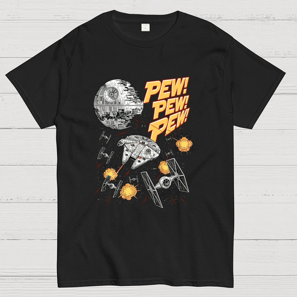 Millennium Falcon Pew Pew  T-Shirt