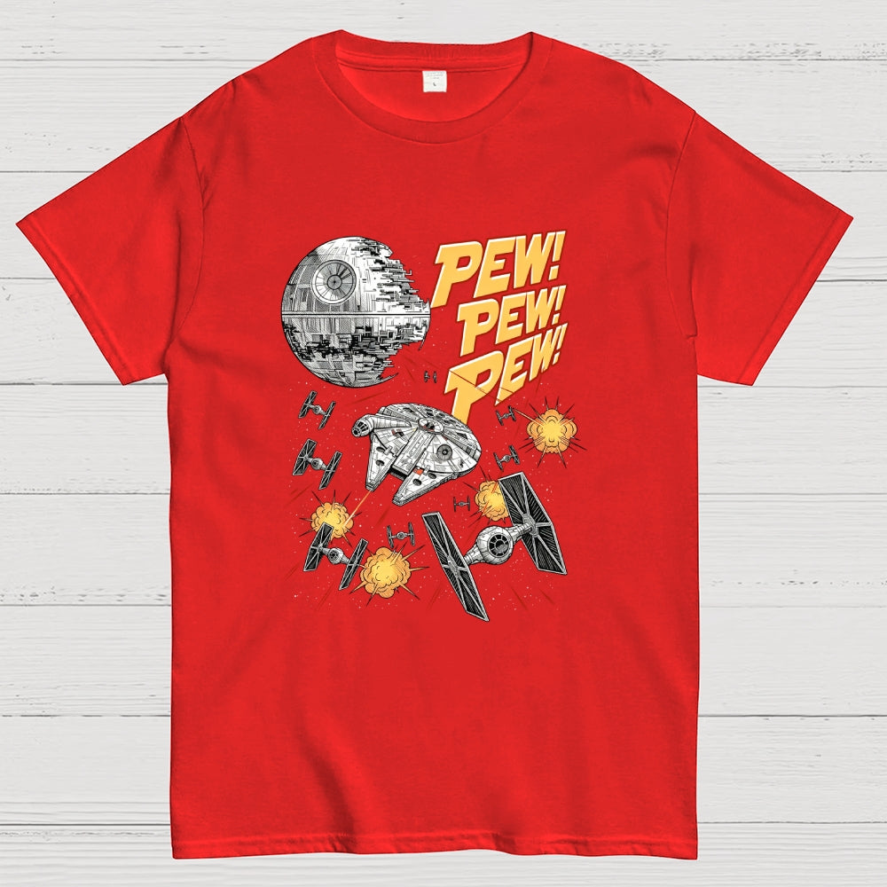 Millennium Falcon Pew Pew  T-Shirt