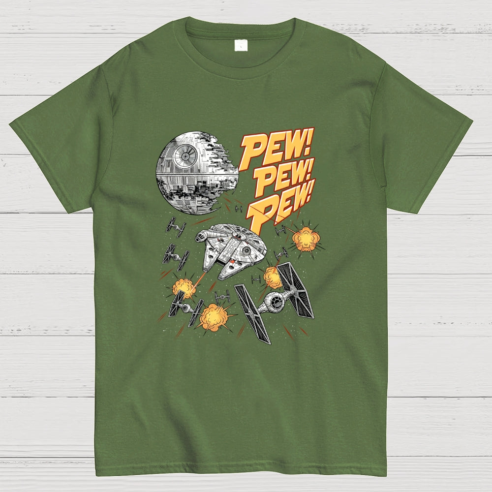 Millennium Falcon Pew Pew  T-Shirt