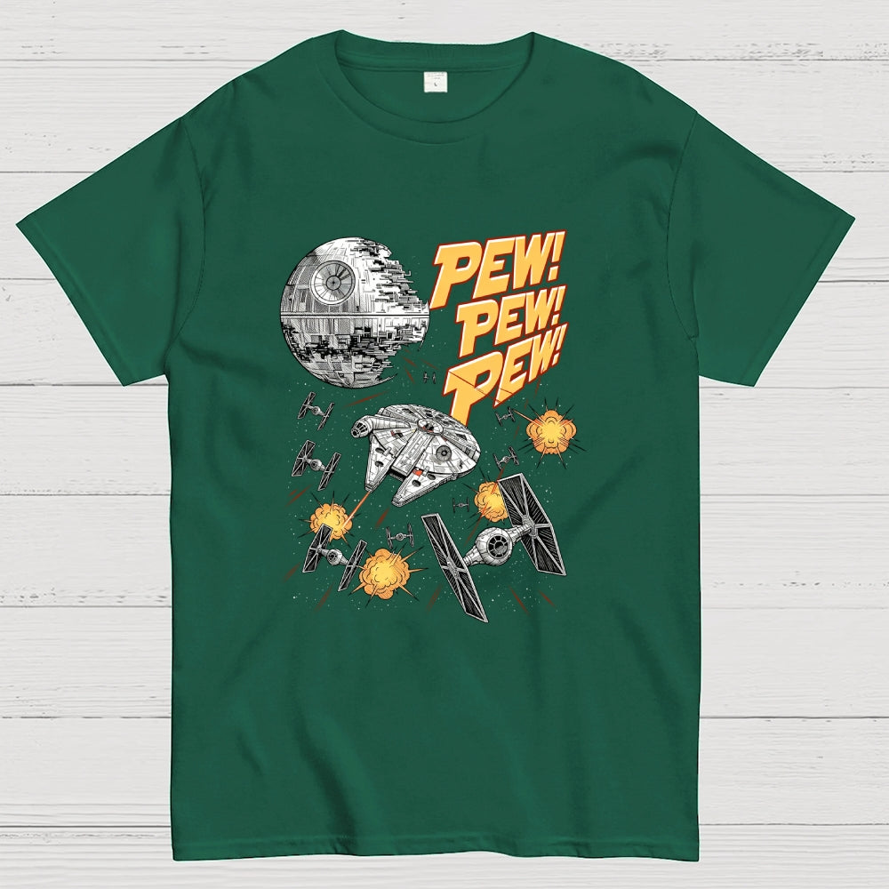 Millennium Falcon Pew Pew  T-Shirt
