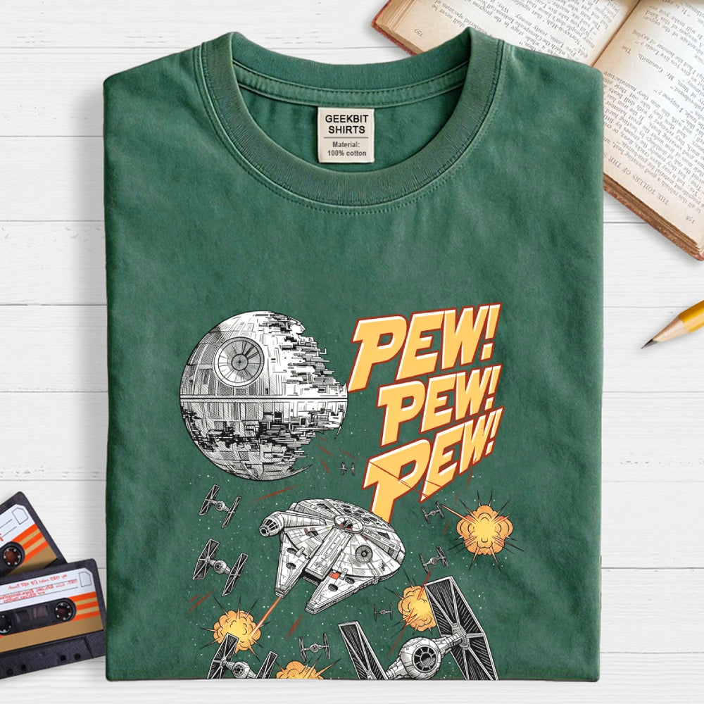 Millennium Falcon Pew Pew  T-Shirt