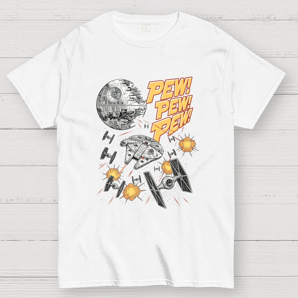 Millennium Falcon Pew Pew  T-Shirt