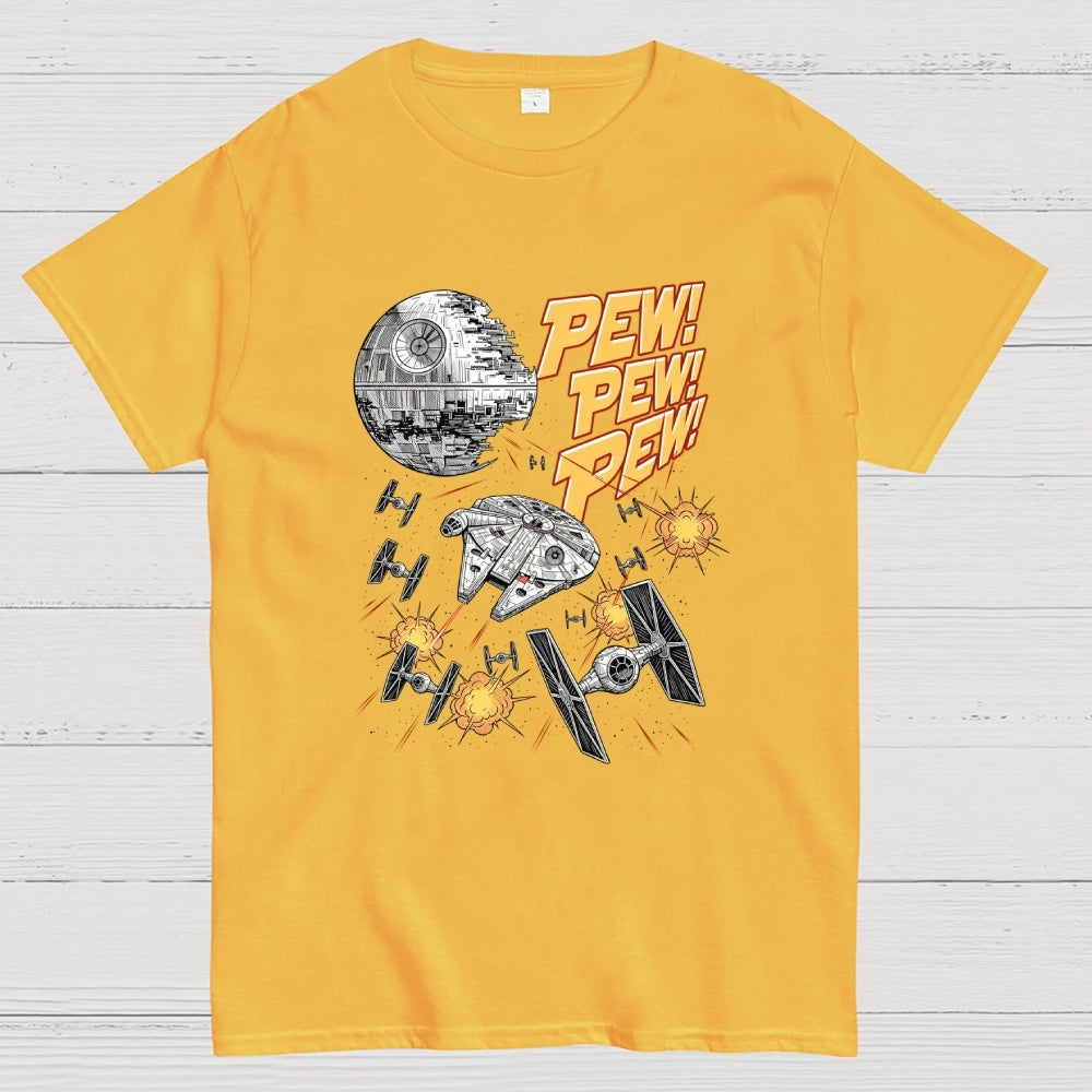 Millennium Falcon Pew Pew  T-Shirt