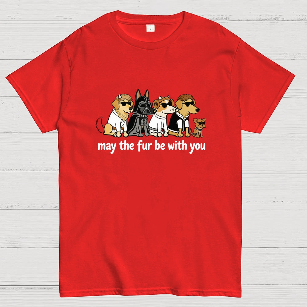 May The Fur Be With You Dog T-Shirt