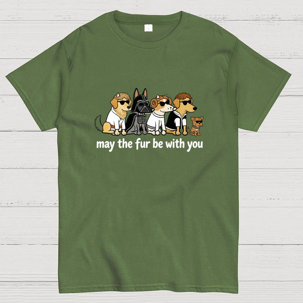 May The Fur Be With You Dog T-Shirt