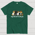 May The Fur Be With You Dog T-Shirt