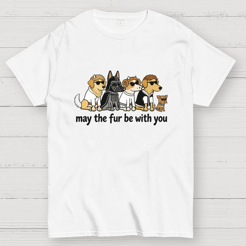 May The Fur Be With You Dog T-Shirt