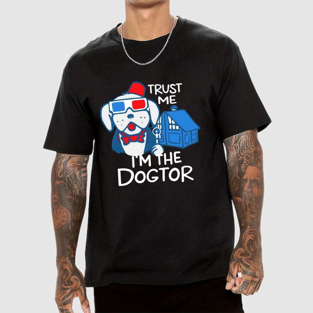 Trust Me I'm The Dogtor Doctor Who Dog Sci-Fi  T-Shirt