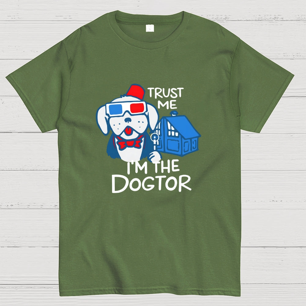 Trust Me I'm The Dogtor Doctor Who Dog Sci-Fi  T-Shirt