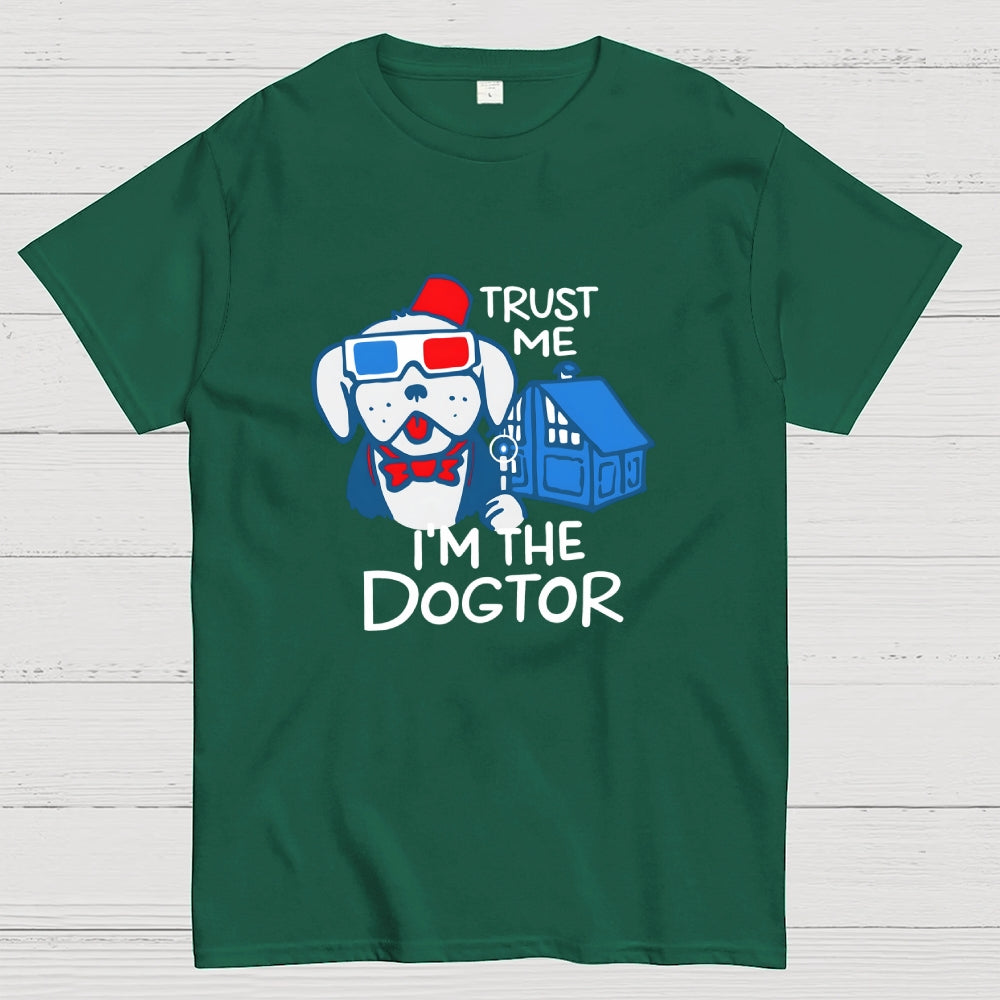Trust Me I'm The Dogtor Doctor Who Dog Sci-Fi  T-Shirt
