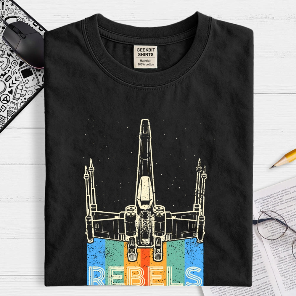 Retro Rebels Sci-Fi  T-Shirt