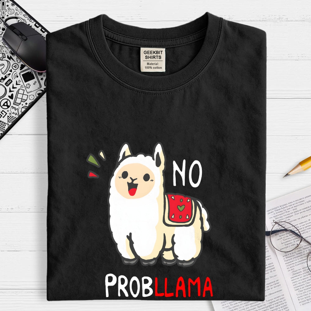No ProbLlama Animal  T-Shirt