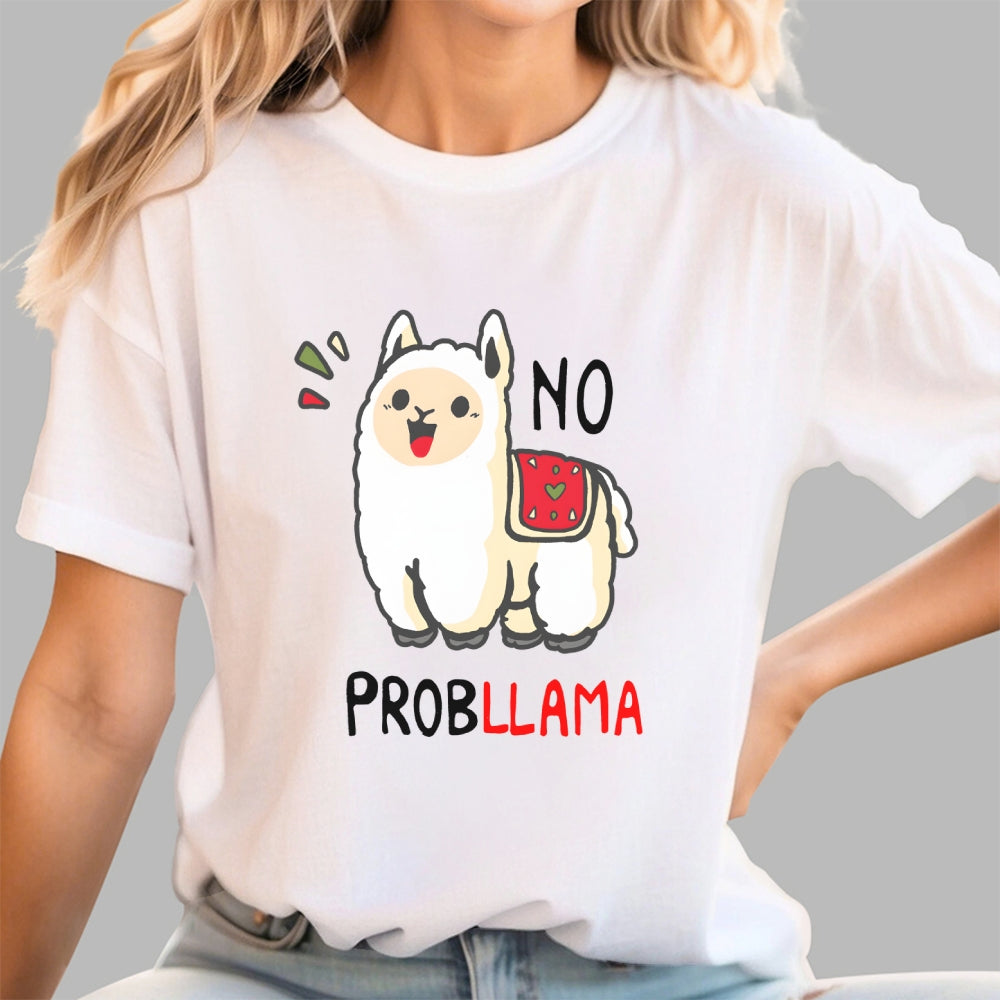 No ProbLlama Animal  T-Shirt