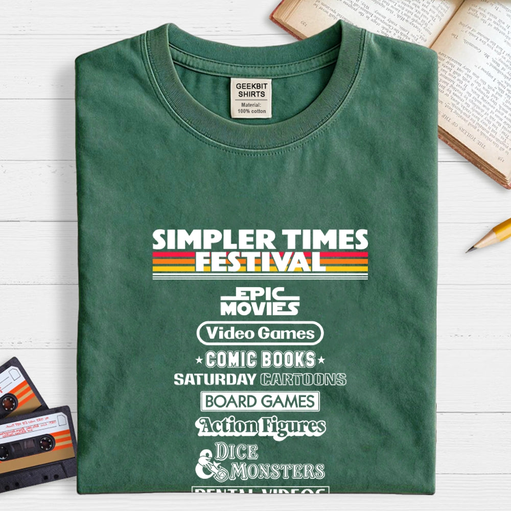 Simpler Times Fest  T-Shirt